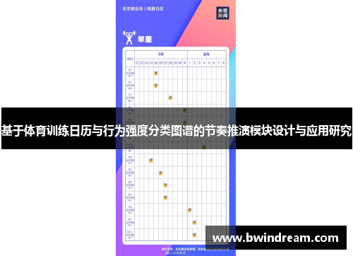 基于体育训练日历与行为强度分类图谱的节奏推演模块设计与应用研究